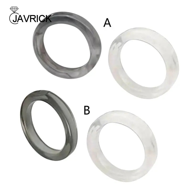 2 Stück Harz ringe winzige ästhetische Acryl ring Frauen Teen Mädchen niedlich stapelbar Ring Aussage Schmuck Ornament Ring Geschenk
