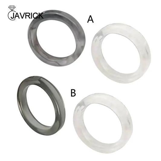 2 Stück Harz ringe winzige ästhetische Acryl ring Frauen Teen Mädchen niedlich stapelbar Ring Aussage Schmuck Ornament Ring Geschenk
