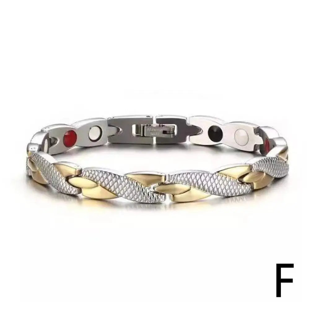 2024 neue Drachen Muster Twisted Gesunde Magnetische Magnet Armband für Frauen Power Therapie Magnete Armbänder Armreifen für Frauen Männer