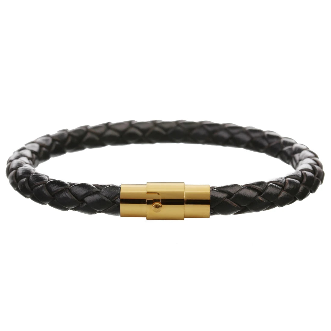 1pc 19/20/21/22cm Mode Design Woven Vintage Echtes Leder Seil Magnetische Schnalle männer armband Für Männer Schmuck Geschenke