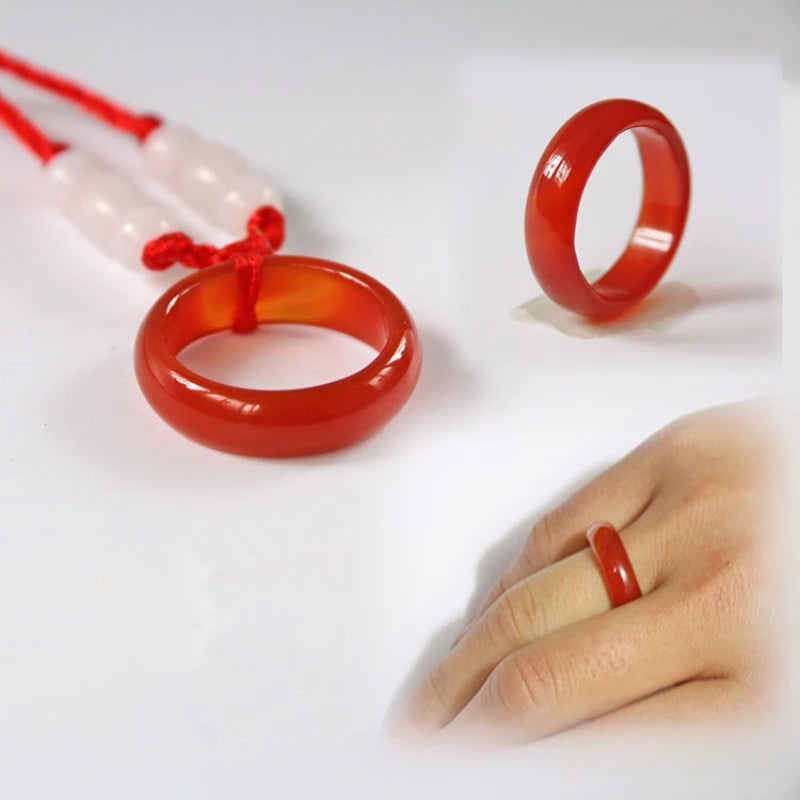 Natürlicher Chalcedon, handgeschnitzter Jade-Ring, Modeschmuck, Geschenk, Jade-Ringe, verschiedene Farben, Liebhaber, Edelsteine, Accessoires, Großhandel
