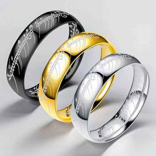 Edelstahl ringe für Männer Mode Ringe exquisite Paare Hochzeit Titan Stahl Saturn Ring für Frauen Schmuck Geschenk