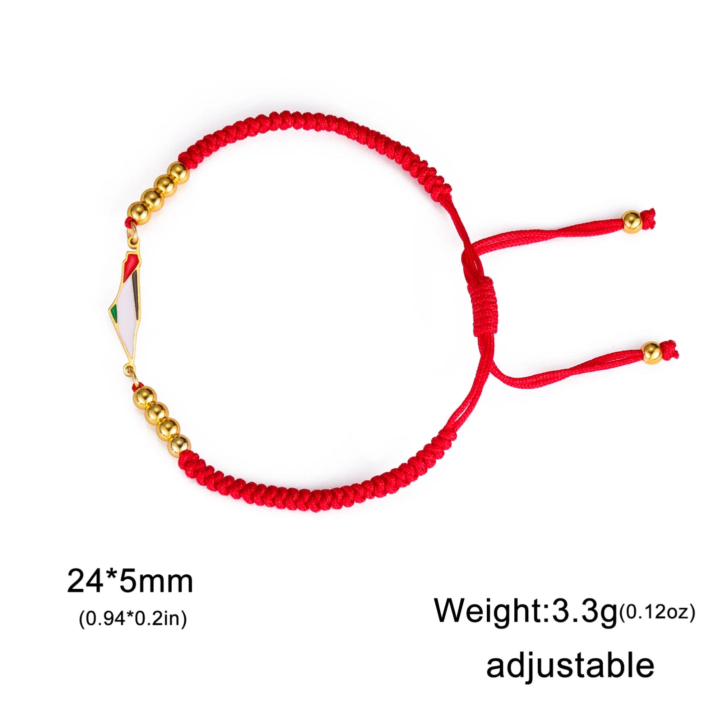 Israel Palästina Karte Anhänger Edelstahl Armband Männer und Frauen Mode Ethnische Party Multi Stil Armband Schmuck Geschenk