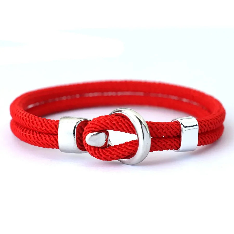 Noter Hiphop Herrenarmband mit Seil, doppellagig, einfacher Haken, nautisches Armband, Homme, Geschenk für Ehemann, Freizeit, Pulseira-Zubehör