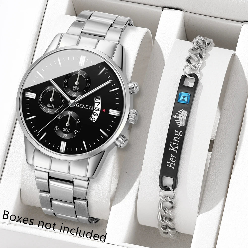 Mode Männer Edelstahl Uhr Luxus Kalender Quarz Armbanduhr Herren Business Uhren für Mann Uhr Montre Homme