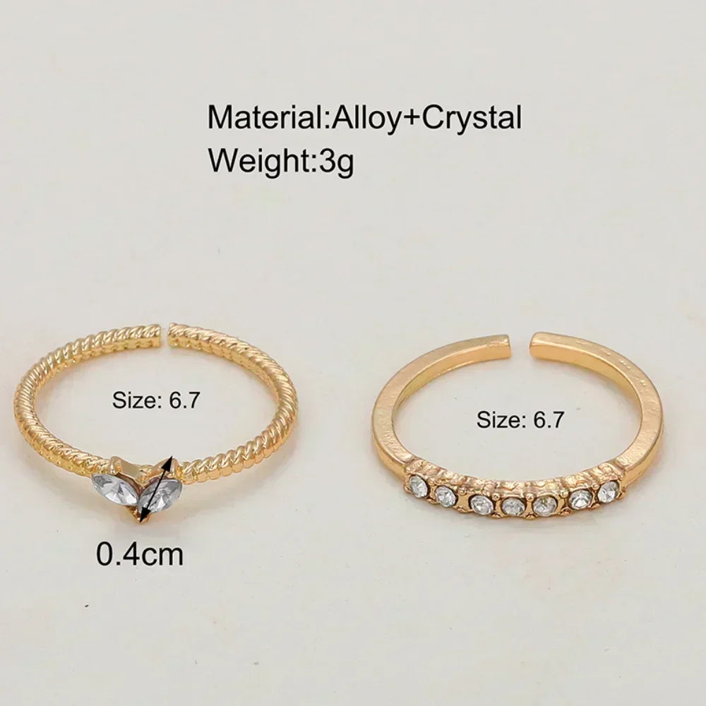 Luxus Zirkon Herz Ringe für Frauen Öffnung Einstellbare Weben Strass Ring Verlobung Hochzeit Schmuck Mode Freundin Geschenke