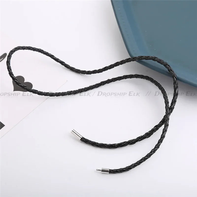 Mehr schicht ige Leder armbänder Frauen Männer Punk Armband Geflecht Armreifen hand gefertigte Seil wickel Armbänder Geburtstags feier Glücks geschenk