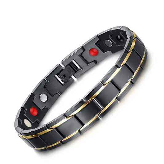 Trendy Stilvolle Männer Kraft Therapie Armband Einstellbare Gesundheit Schlaf Bessere Energie Bio Magnetische Armbänder Armreifen für Männliche Geschenk