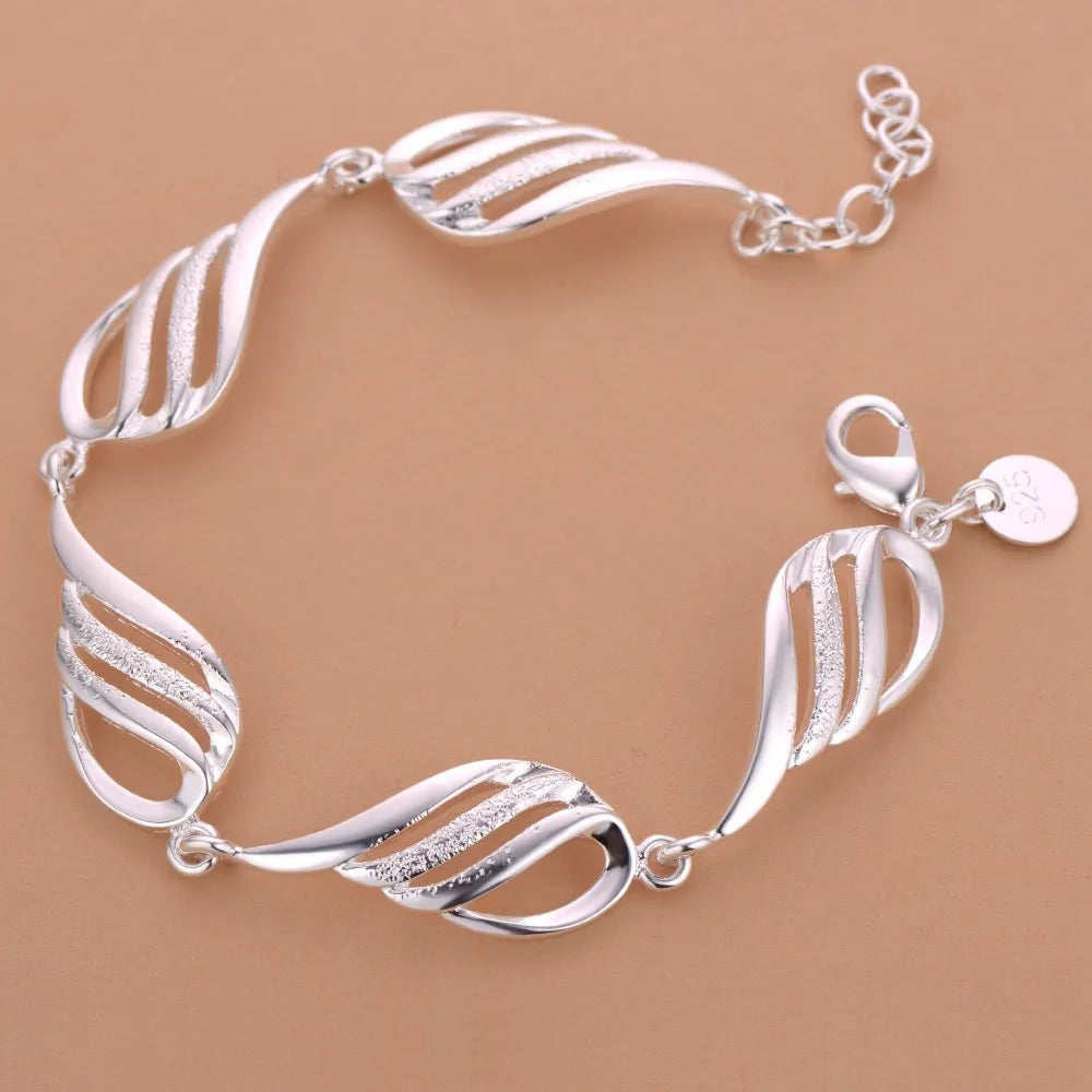Armband aus 925er-Sterlingsilber, Herz, hochwertige romantische Kette für Damen und Herren, modisch, Verlobungsfeier, Hochzeit, Schmuck, Geschenk