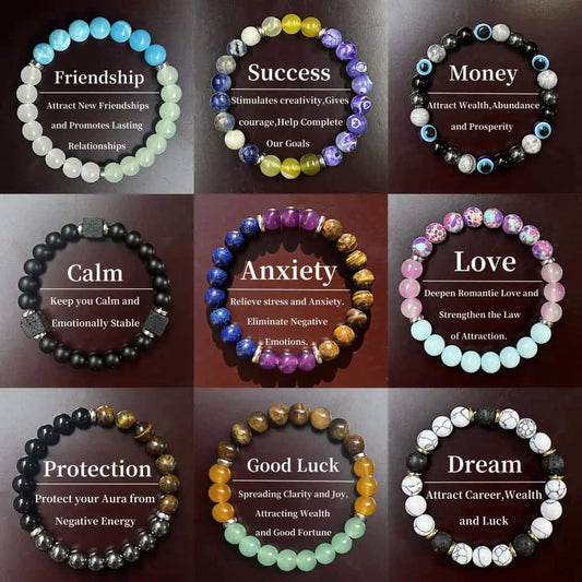 Gelber Tigerauge-Stein, künstliche Kristalle, handgefertigtes Perlenarmband für Männer und Frauen, homöopathischer Energieausgleich, Stressschmuck
