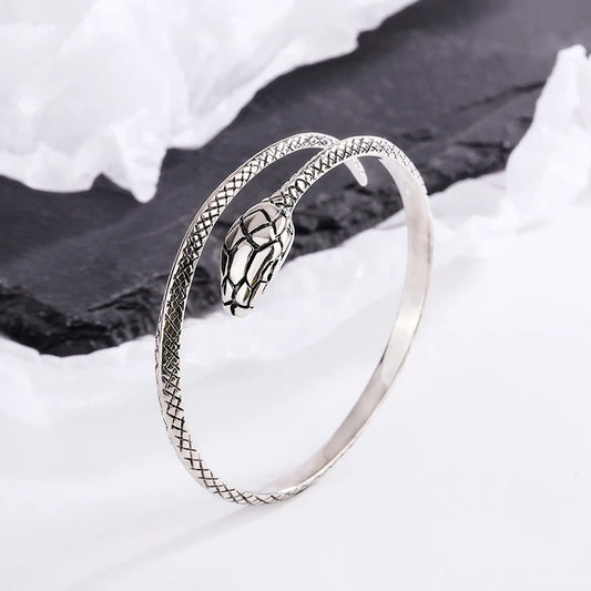 Sole Memory Thai Silver Snake Coole Persönlichkeit 925er Sterlingsilber Weibliche größenverstellbare Armbänder BR334
