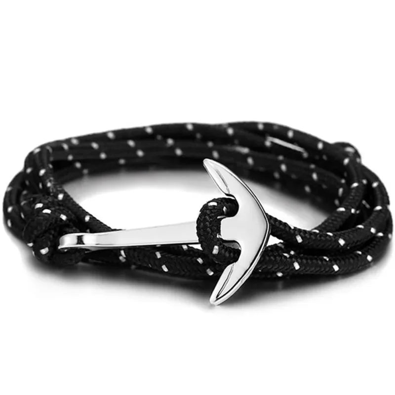 Großhandel Sommer-Stil, Nylon-Seil-Kette und Gliederarmbänder, beliebter Schmuck, Anker-Armbänder für Damen und Herren, 2024, heißer Verkauf