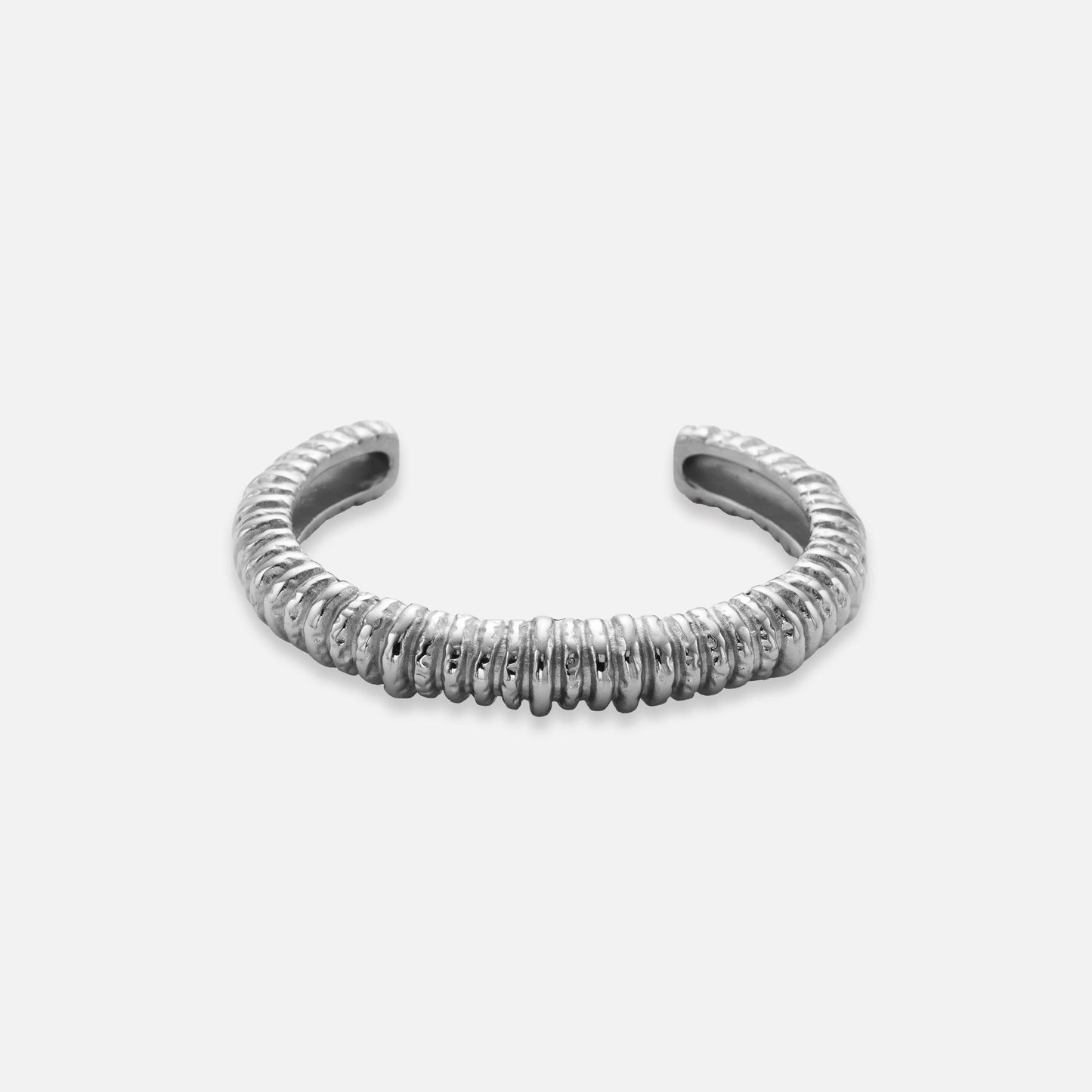 DASEIN 18k vergoldetes Gypsy-gestreiftes Manschettenarmband aus Edelstahl, hochwertige Anti-Mode-Armreifen, Luxus-Schmuck für Damen