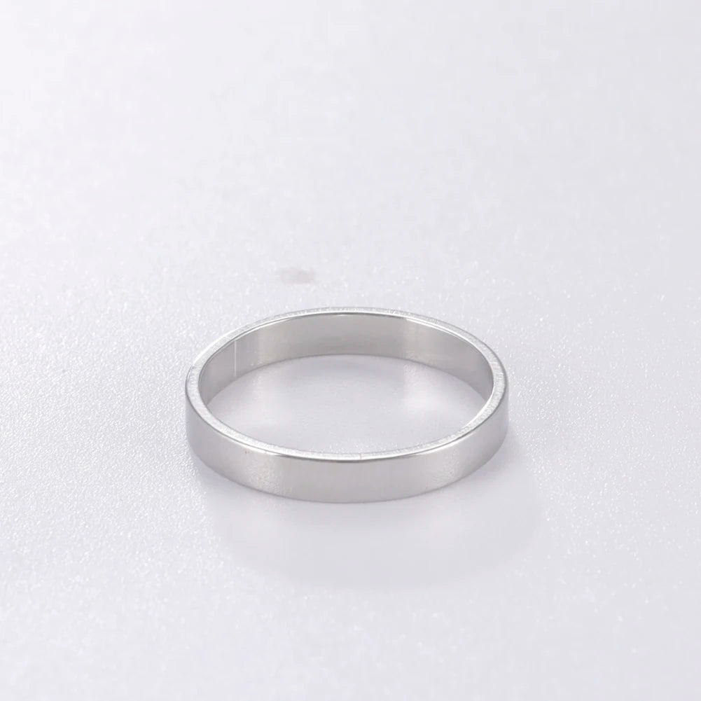 Dreamtimes Chic Einfache Runde Ehering Ringe Für Frauen Männer 3 Farben Edelstahl Engagement Weiblichen Ring Geschenke 2023 Schmuck