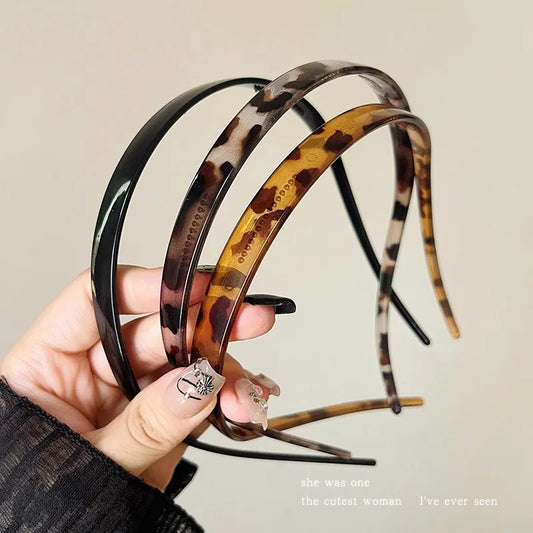 Modisches, sonnenbrillenförmiges Stirnband, rutschfeste Acryl-Haarbänder für Frauen, unsichtbare Haarreifen, festes Stirnband, Haar-Accessoires