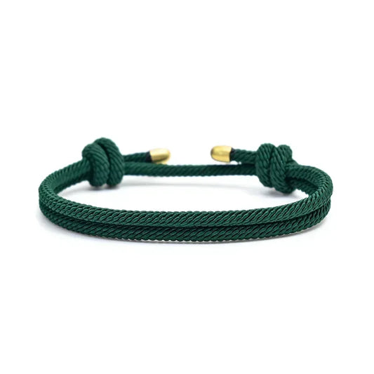 2024 Minimalistische Milan-Seil-Armbänder für Männer und Frauen, handgefertigt, verstellbar, roter Faden, Paar-Armband, Geschenk für beste Freundin