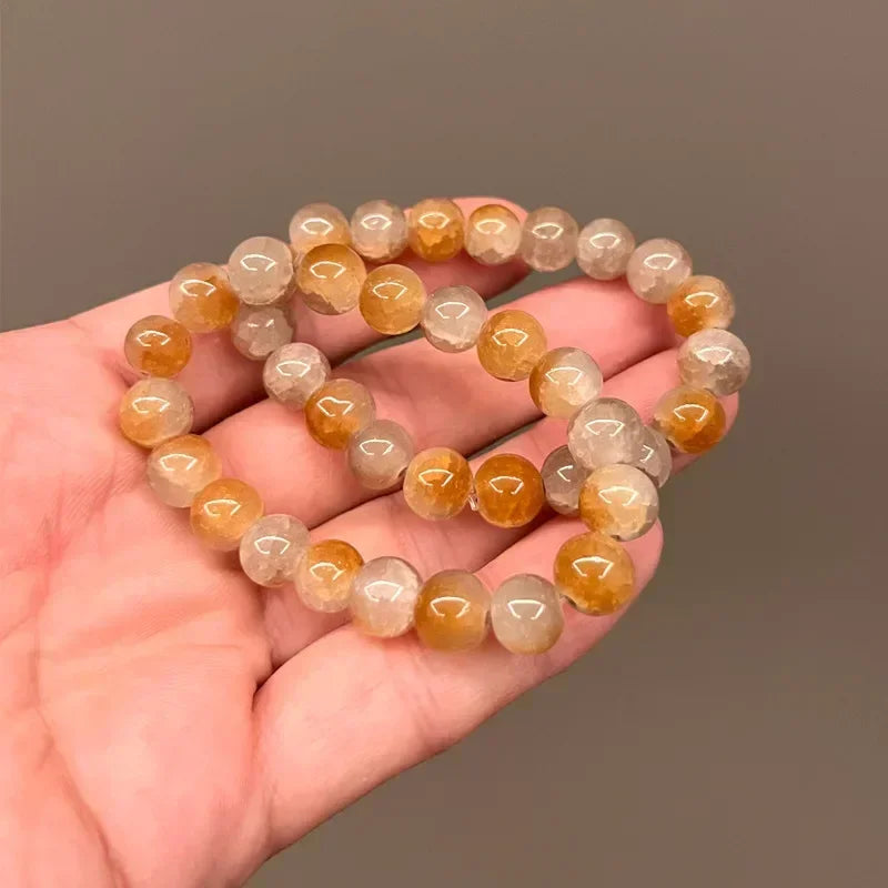 Mode Rosa Kristall Quarz Naturstein Armband Elastische Reiki Healing Energie Strang Armreifen Schmuck Perlen Liebhaber Frau Geschenk