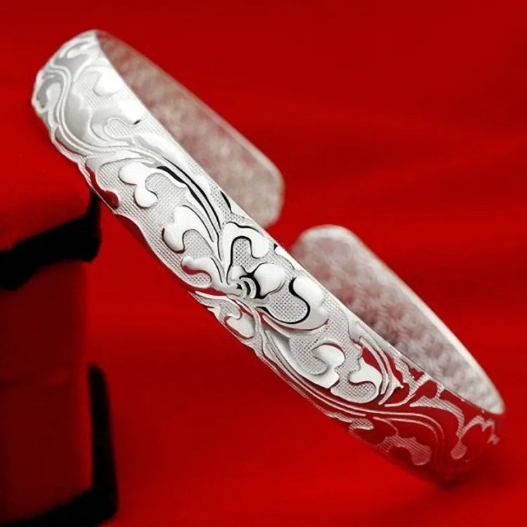 Neue 925er Sterlingsilber, original romantische Gypsophila-Stern-Armreifen für Damen, Armbänder, Mode, Party, Hochzeit, Accessoires, Schmuck