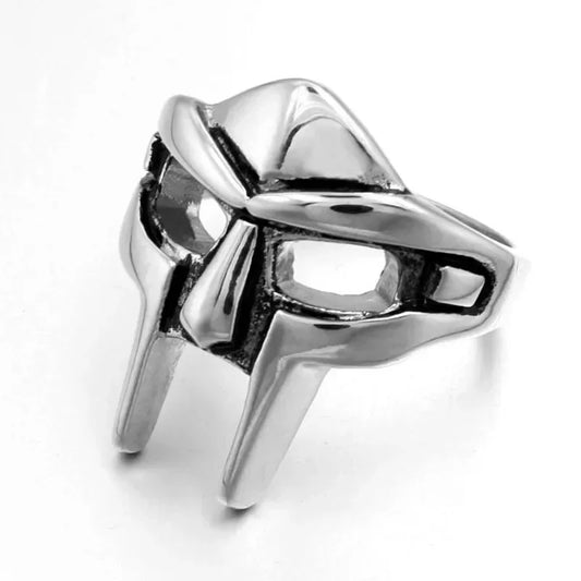 Neue Vintage Gladiator Ägyptische 2025 Mf Doom Maske Ringe für Männer Pharao Männlich Ring Hip Hop Party Goth Schmuck Geschenk Zubehör