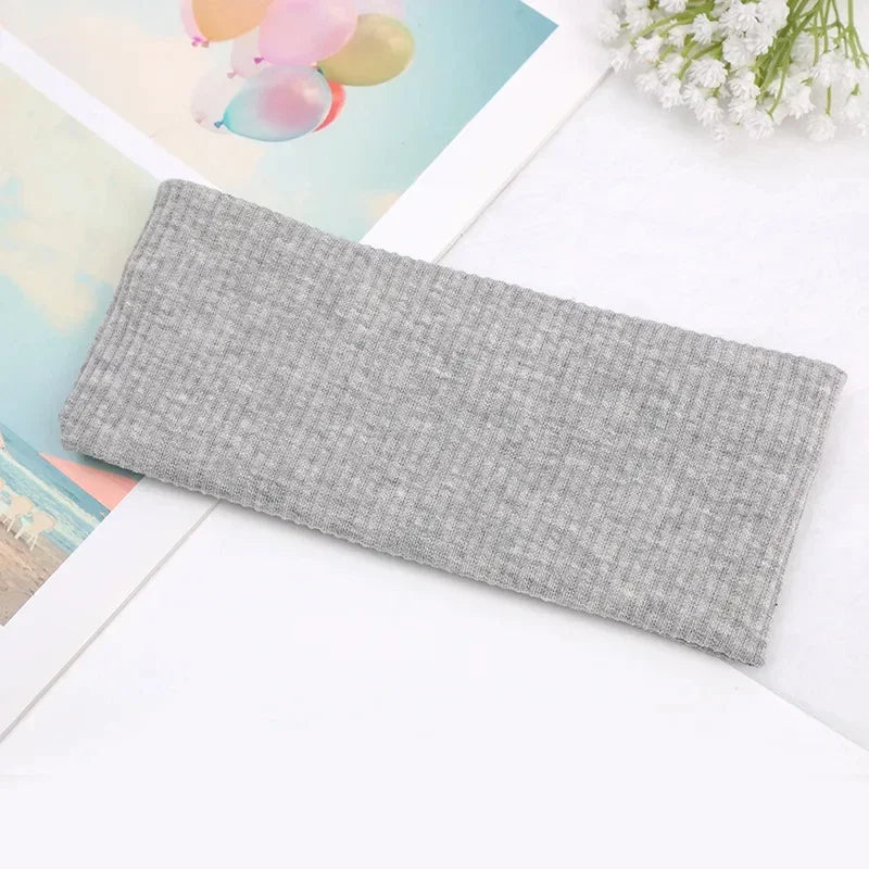 Sport Radfahren Gesicht Waschen Haarbänder Weiche Koreanische Baumwolle Gestrickte Stirnband Für Frauen Mädchen Bandanas Mode Haar Zubehör