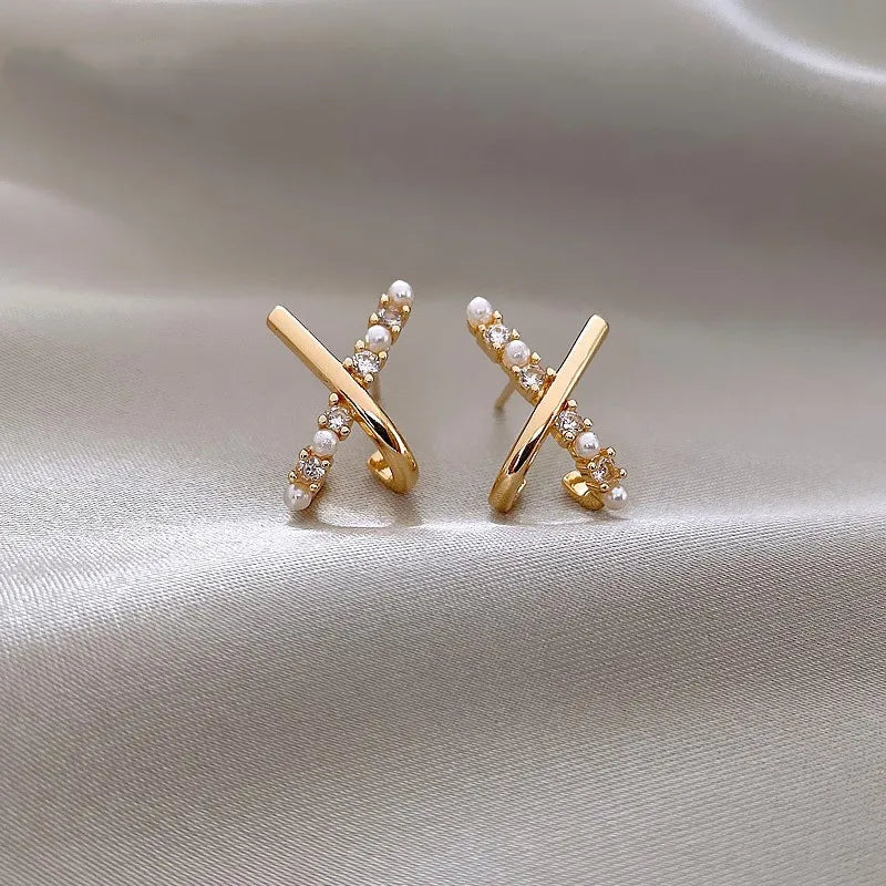 Stern-Ohrstecker aus 925er-Sterlingsilber, AAA-Zirkon, hohe Qualität für Damen, Ohrring, Hochzeit, Modeschmuck, Accessoires, Party-Geschenk