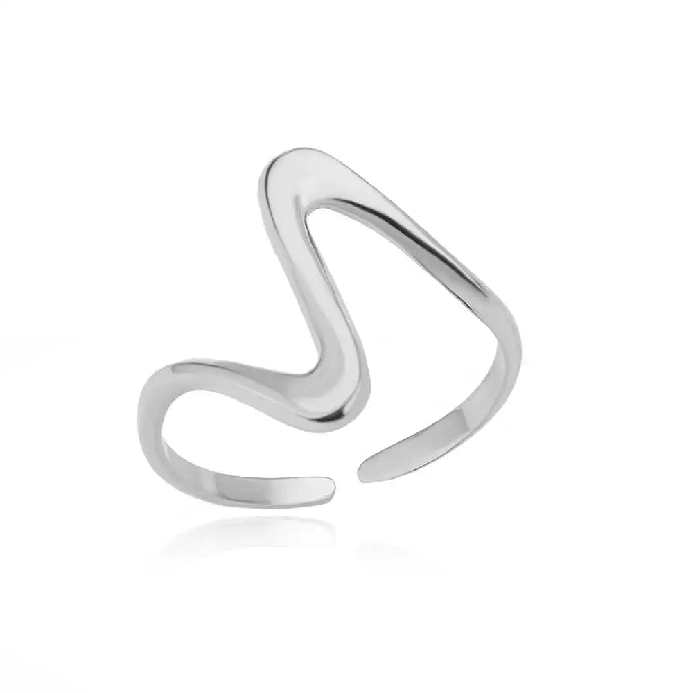 Edelstahl Ringe für Frauen Wasserdicht Offene Gold Farbe Ring Hochzeit Paar Band Schmuck Geschenke Kostenloser Versand Artikel anillos