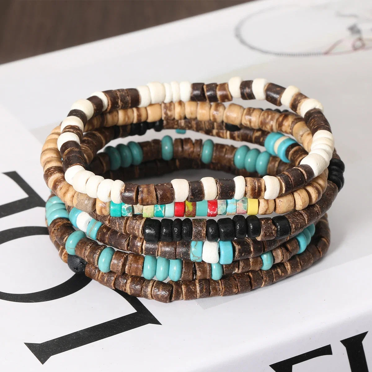 Dopamin-Perlenarmbänder für Herren und Damen, bezaubernde Armbänder, Naturstein-Armbänder, Schmuck, beste Freundschaftsaccessoires