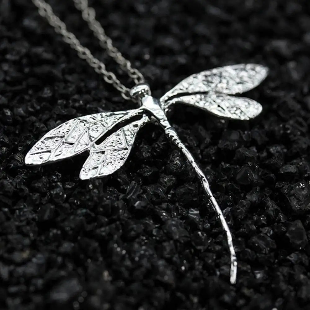 Modische Damen-Halskette, Libellen-Anhänger, Schlüsselbeinkette, Halskette, verstellbarer Schmuck, Geschenk, Govп, Ø наю Daugnaden Antara