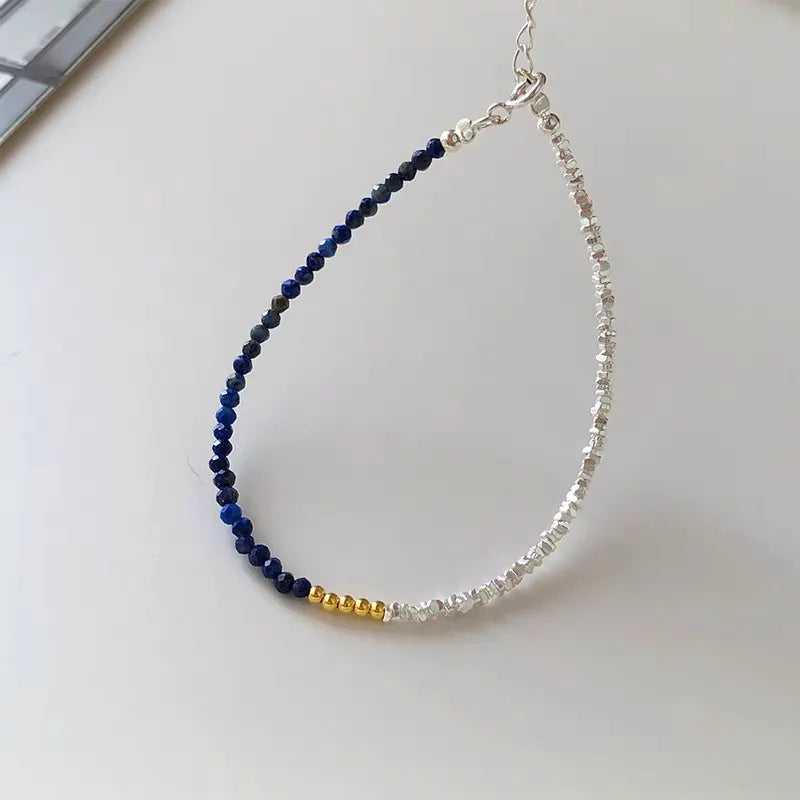 Panjbj sterling silber linie extrem feines armband für frauen lieben haert perle koreanisch ins süßes schmuck geschenk drops hipping