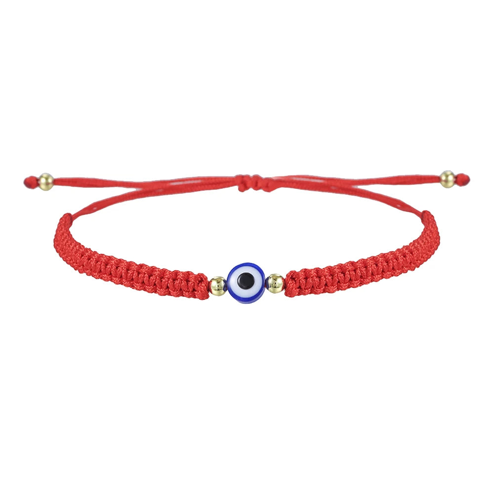 Neue Gebet Hand von Fatima Bösen blick Flechten Armband Rot Schwarz Blau Farbe Nylon Faden Glück Paar Armband Schmuck Männer Frauen