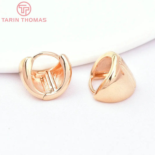 (6161) 6PCS 13x11MM 24K Gold Farbe Messing U Form Ohrring Verschluss Hohe Qualität DIY Schmuck Machen erkenntnisse Zubehör Großhandel