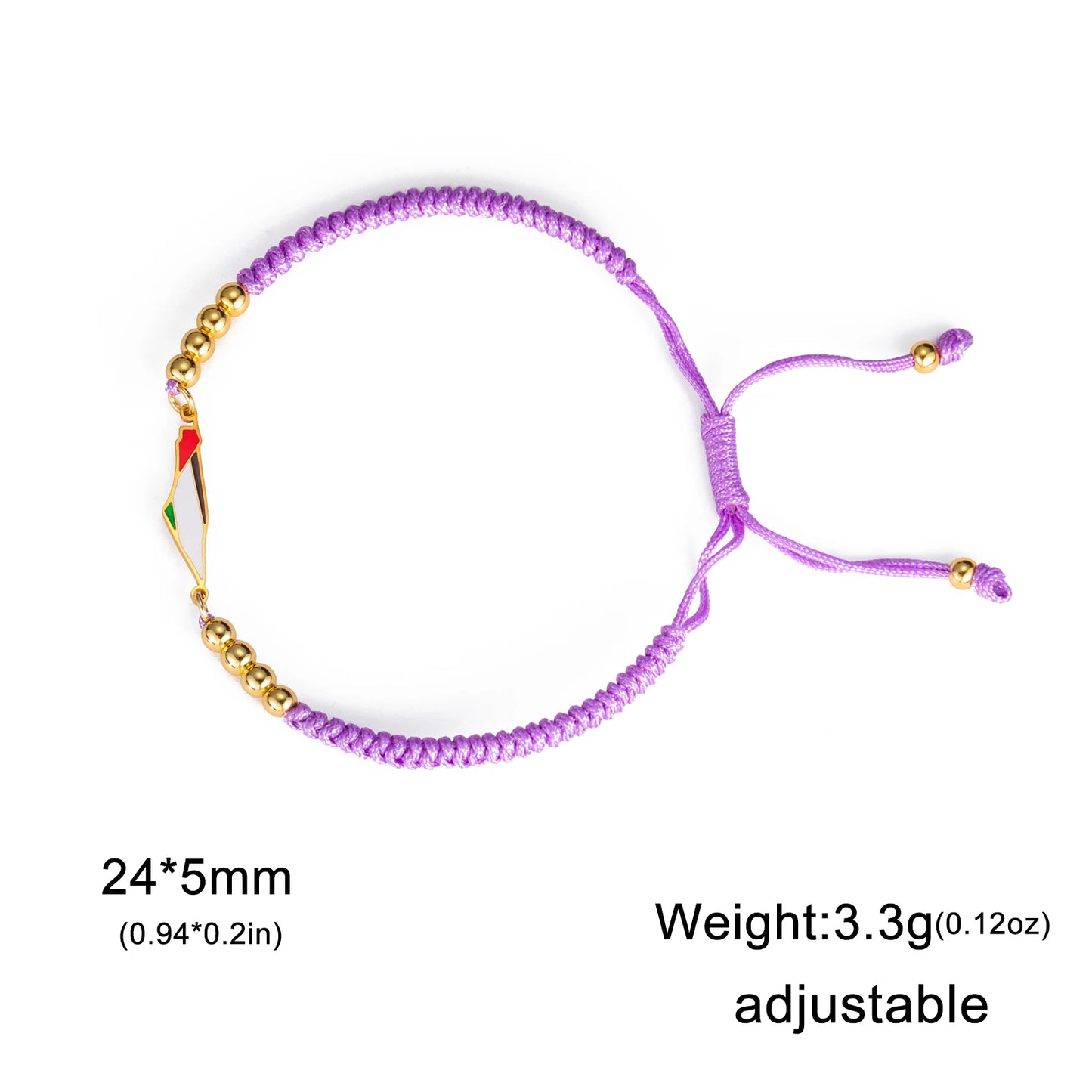 Israel Palästina Karte Anhänger Edelstahl Armband Männer und Frauen Mode Ethnische Party Multi Stil Armband Schmuck Geschenk