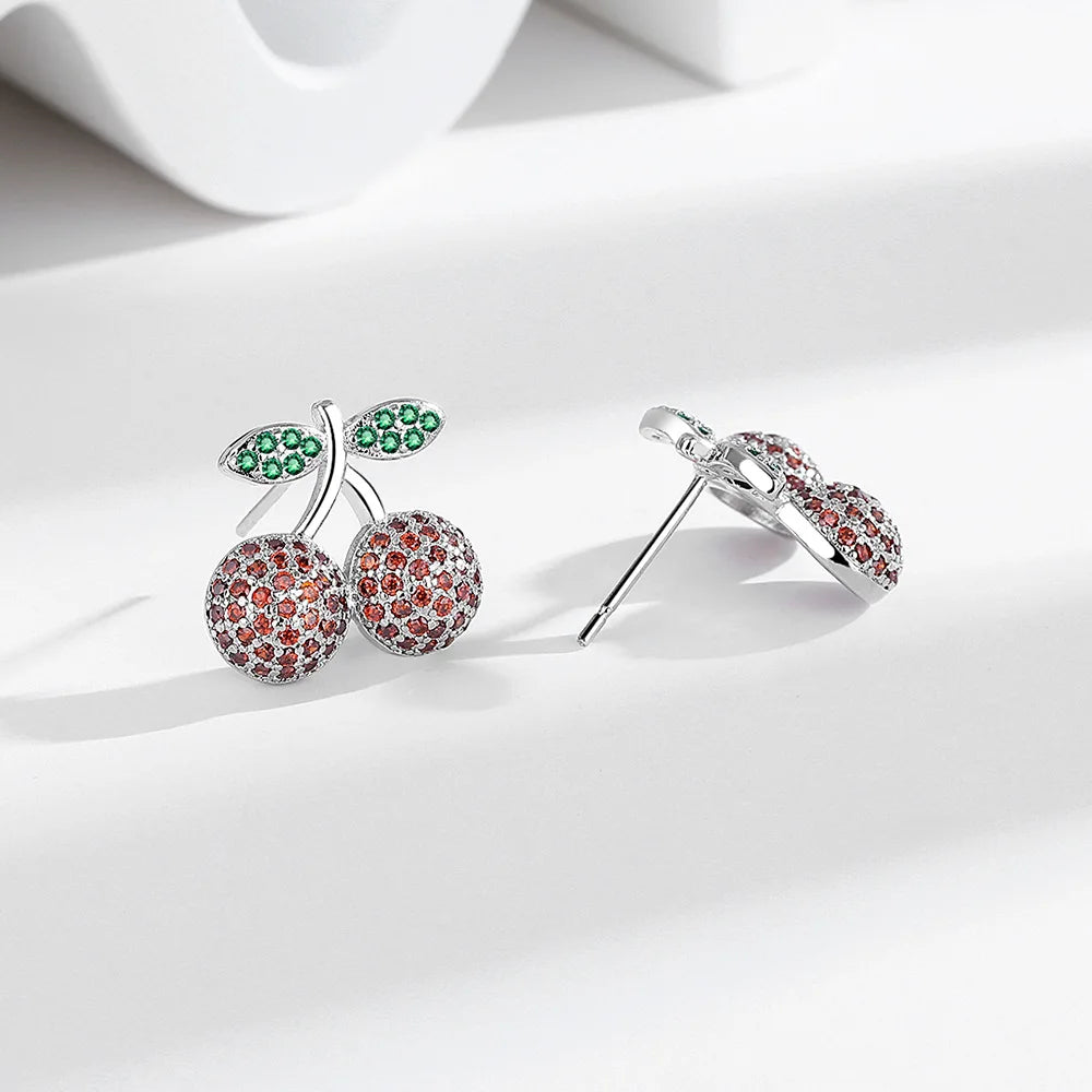 Creolen aus 925er-Sterlingsilber, Nadel, rosa Kristall, Herz-Creolen für Damen, modische geometrische Anhänger-Ohrringe, Luxus-Schmuck, Geschenke