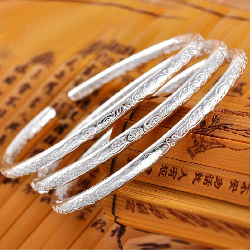925 Sterling Silber Boho Armreifen für Frauen Mode 2022 Luxus Designer Schmuck Zubehör Großhandel GaaBou