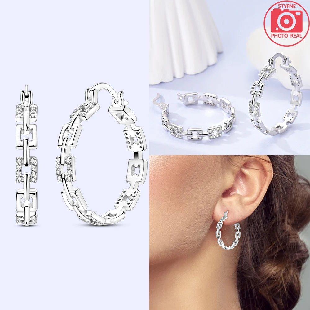 Schmetterlings-Ohrringe, Original 925er Silber, rosa Schleife, Herz, Zirkon, Stern, Blume, Ohrstecker, Damen, Schmuck, Geschenk, Liebe, Valentinstag-Set