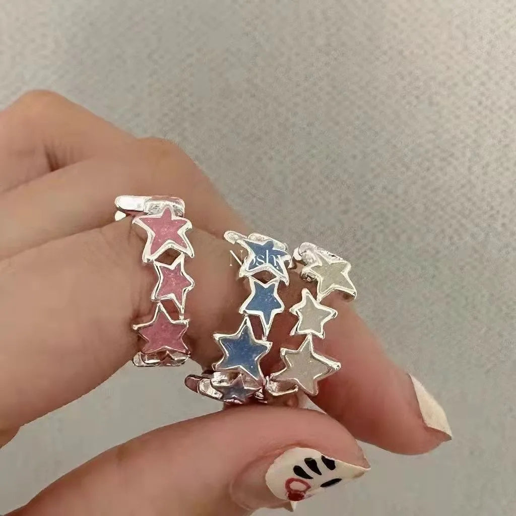 Luxus Zirkon Herz Ringe für Frauen Öffnung Einstellbare Weben Strass Ring Verlobung Hochzeit Schmuck Mode Freundin Geschenke