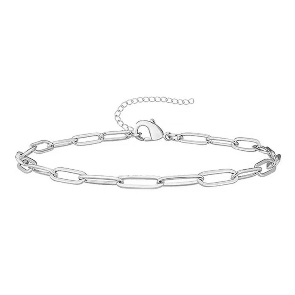 MEDFOLY Goldarmbänder für Frauen, zierlich, 14 Karat vergoldet, wasserdicht, verstellbares Glied, Figaro, kubanisches Büroklammer-Kettenarmband, Geschenke