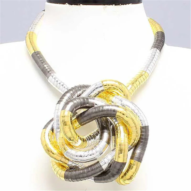 5 mm 90 cm Eisen flexible gedrehte Schmuck biegsame Schlangenhalskette 12 Farben erhältlich