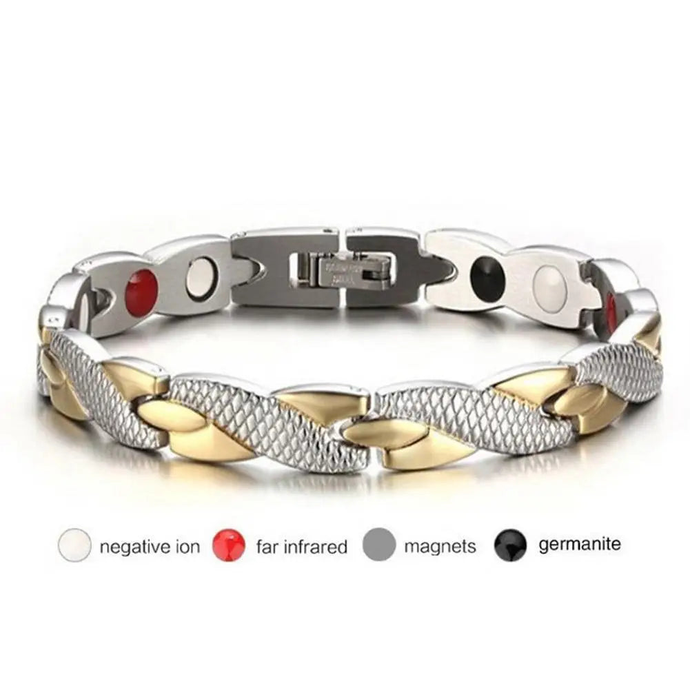 2024 neue Drachen Muster Twisted Gesunde Magnetische Magnet Armband für Frauen Power Therapie Magnete Armbänder Armreifen für Frauen Männer
