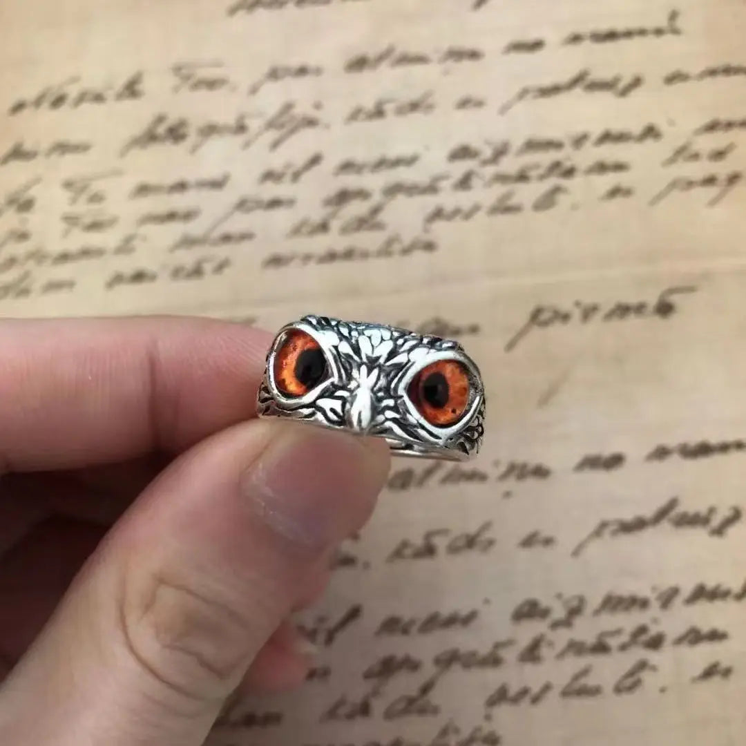 Mode Charme Vintage Eule Ring für Männer Frauen Nette Tiere Eule Jugend Gothic Ringe Schmuck Zubehör Geschenke