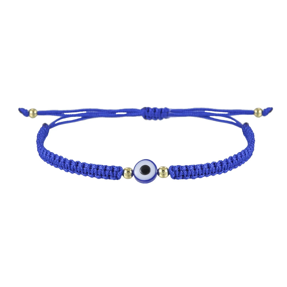 Neue Gebet Hand von Fatima Bösen blick Flechten Armband Rot Schwarz Blau Farbe Nylon Faden Glück Paar Armband Schmuck Männer Frauen