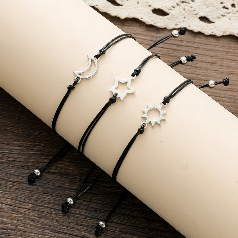 3 teile/los Freundschaft karte Armbänder Langstrecken beziehung versprechen Armband Party Geburtstags geschenk für beste Freunde Schwestern