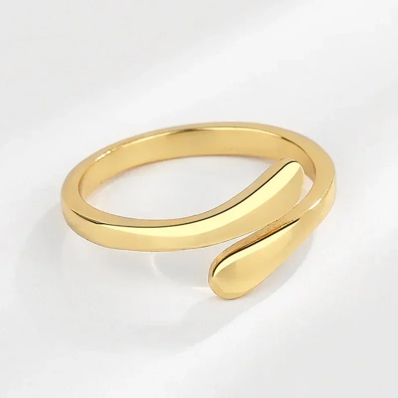 2024 neue Umarmung ringe für Frauen Edelstahl geometrische Umarmung Paar verstellbare Frauen Ring Hochzeit Weihnachten ästhetischen Schmuck Geschenk