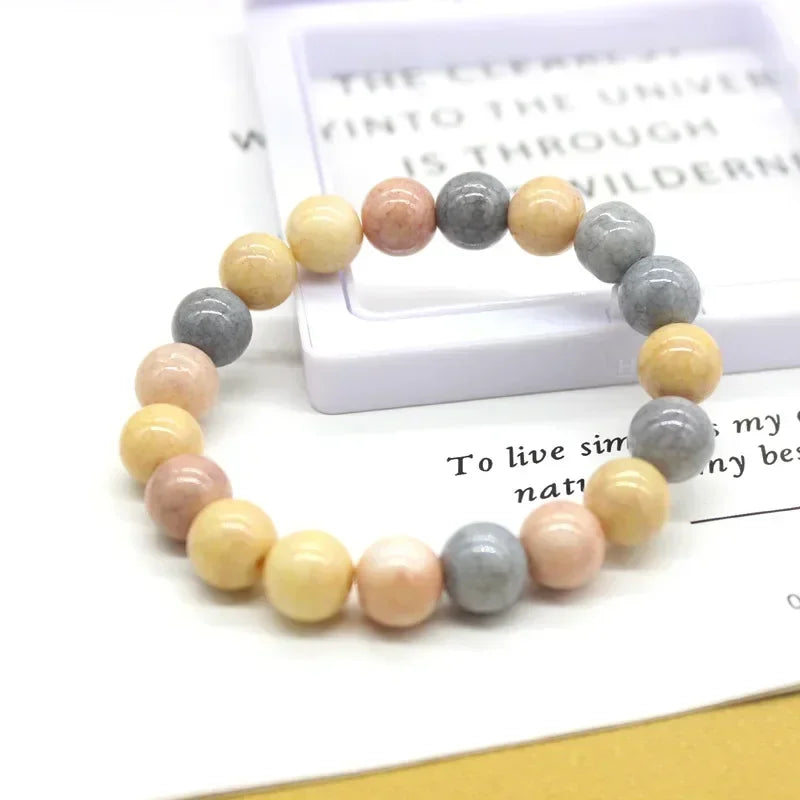 Mode Rosa Kristall Quarz Naturstein Armband Elastische Reiki Healing Energie Strang Armreifen Schmuck Perlen Liebhaber Frau Geschenk