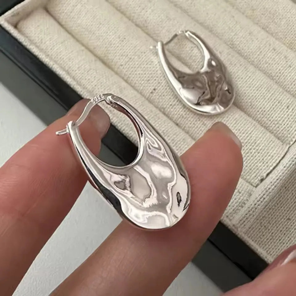 VENTFILLE 925 Sterling Silber Bogen Knoten Ohr Clip für Frauen Mädchen Band Design Ballett Stil Süße Schmuck Geschenk Dropshipping