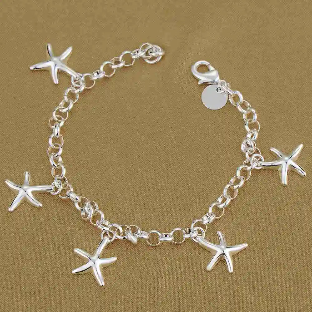 Armband aus 925er-Sterlingsilber, Herz, hochwertige romantische Kette für Damen und Herren, modisch, Verlobungsfeier, Hochzeit, Schmuck, Geschenk
