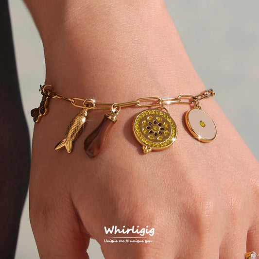 Ethnische Quaste Wasserdichte Armband Für Frauen Weibliche Armreifen Vergoldet Edelstahl Böhmen Luxus Schmuck