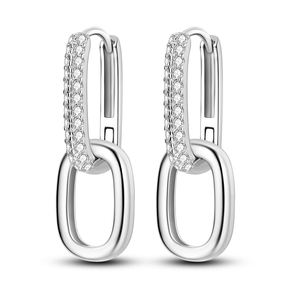 Creolen aus 925er Silber für Damen, Pendientes, Mond, Sonne, Original-Ohrringe, Modeschmuck