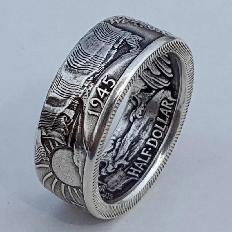 Siegel Männer Ringe Gedenk Geschenk für Freund Handgemachte Vintage Party Männlich Ring Schmuck männer Finger Ring Gothic Edelstahl
