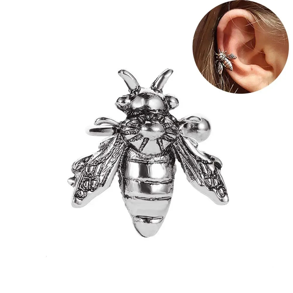1pc Punk Rock Ohrclip Männer Frauen Edelstahl runde Creolen Manschette Clip Ohrring Manschette Ohrringe Unisex Mode Ohrringe heißer Verkauf